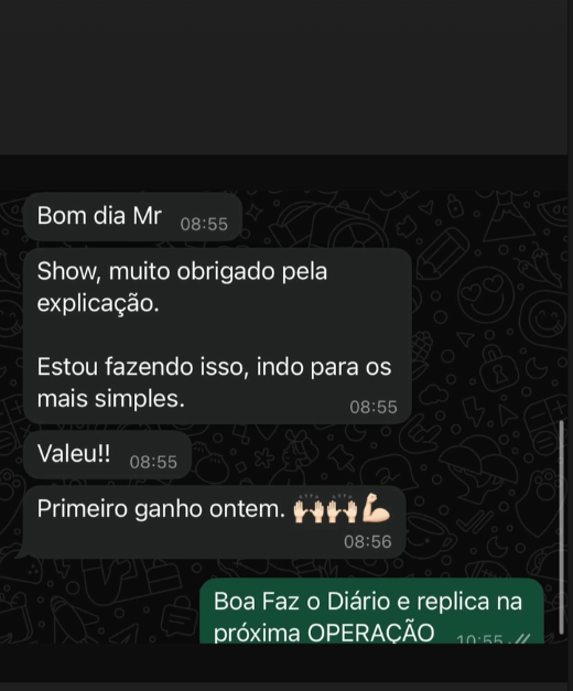 Depoimento de aluno