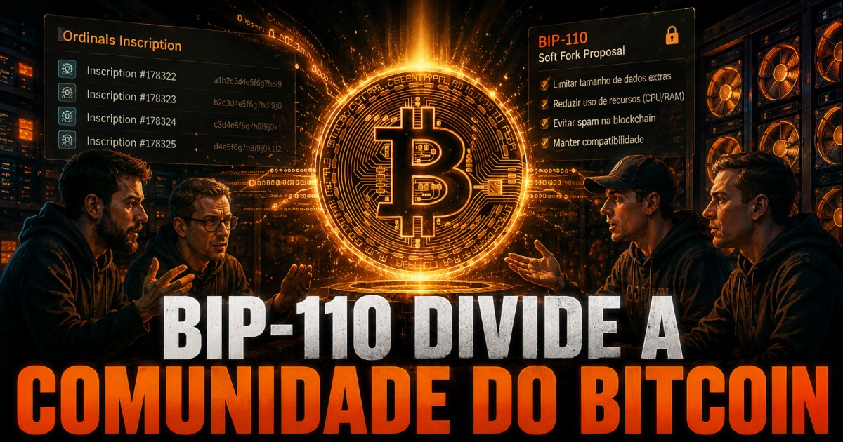 BIP-110 reacende disputa no Bitcoin sobre Ordinals e pode influenciar futuro da rede