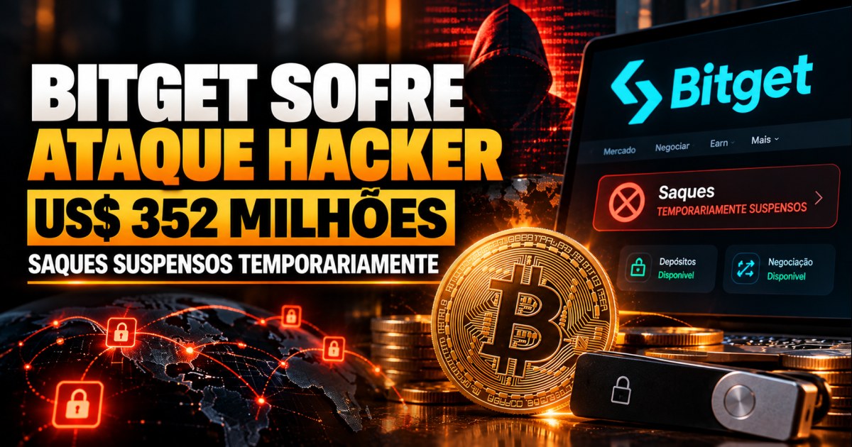Bitget sofre ataque hacker de US$ 352 milhões em 24 de setembro e suspende saques temporariamente