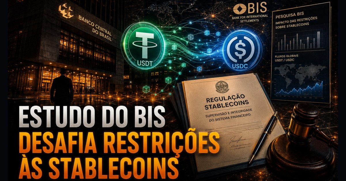 Estudo do BIS contrasta com novas regras do Banco Central sobre stablecoins