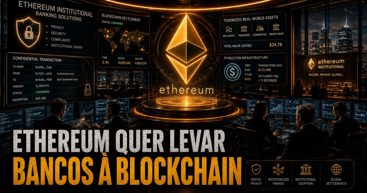 Ethereum ganha startup focada em privacidade para atrair bancos à blockchain