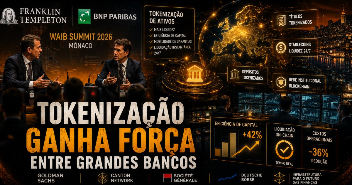 Franklin Templeton e BNP Paribas apostam na tokenização para aumentar liquidez e eficiência de capital