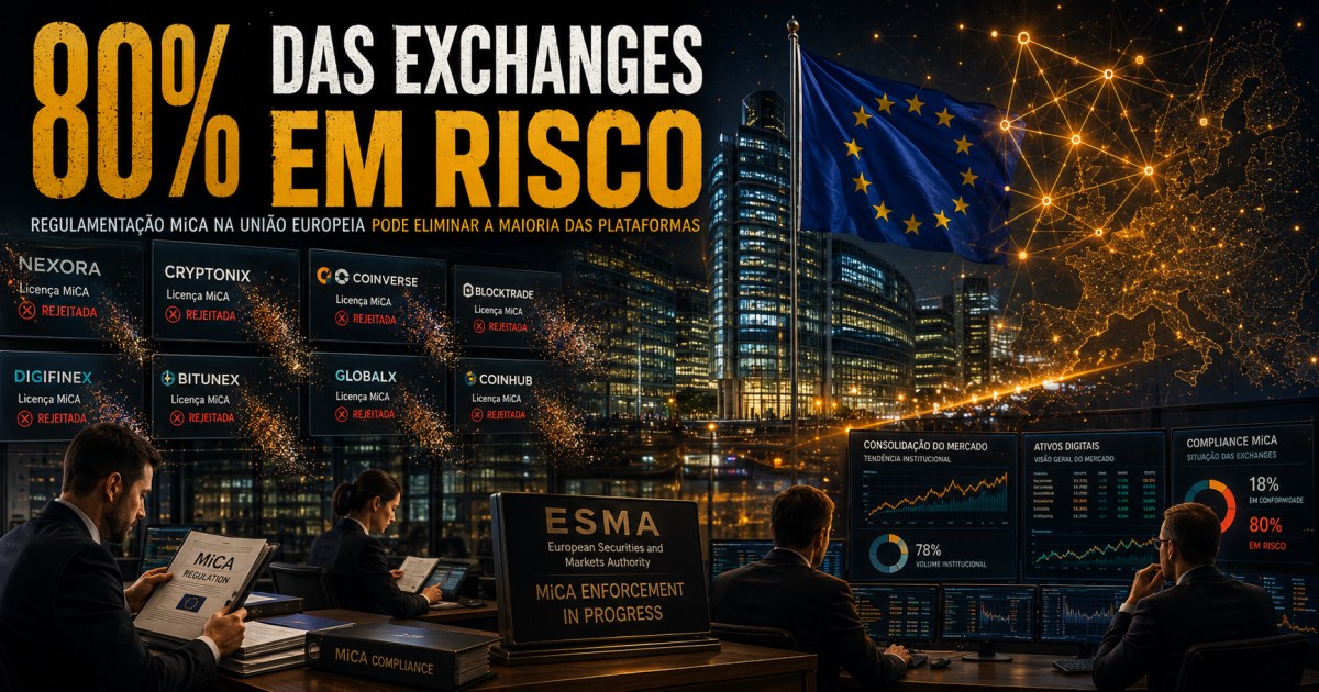 MiCA entra na reta final e 80% das exchanges podem ficar fora do mercado europeu