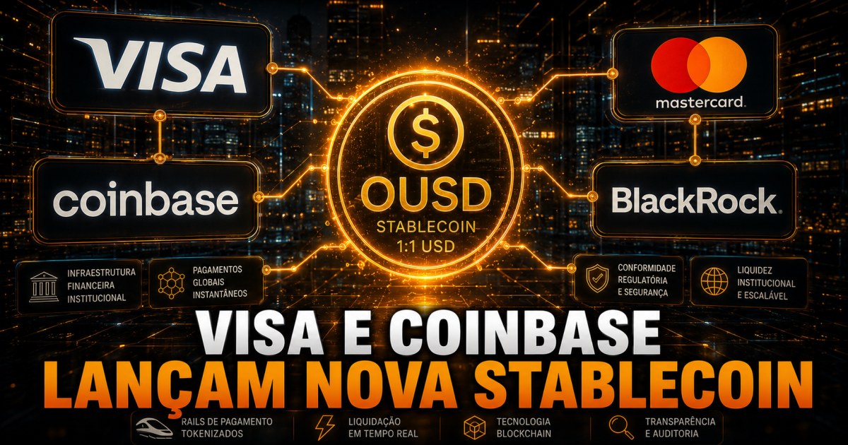 Open USD reúne Visa, Mastercard e Coinbase para lançar stablecoin e pressiona modelo da Circle