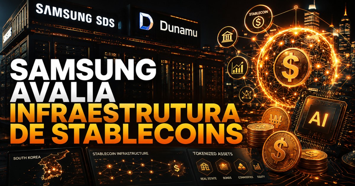 Samsung amplia aposta em stablecoins com parceria estratégica da controladora da Upbit