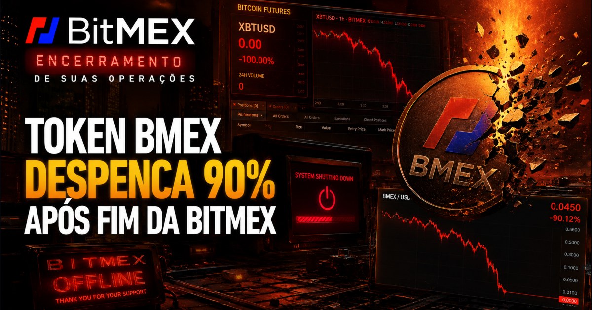 Token BMEX despenca 90% após BitMEX anunciar encerramento das operações